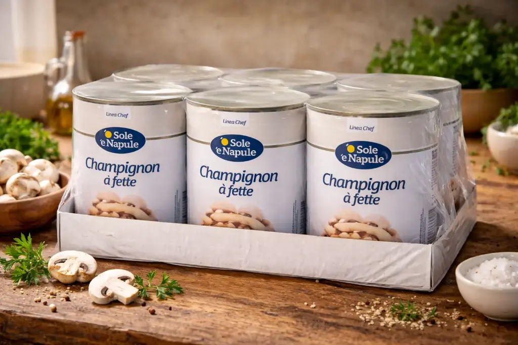 MARINATED CHAMPIGNONS 6x2,5KG - Sole e Napule