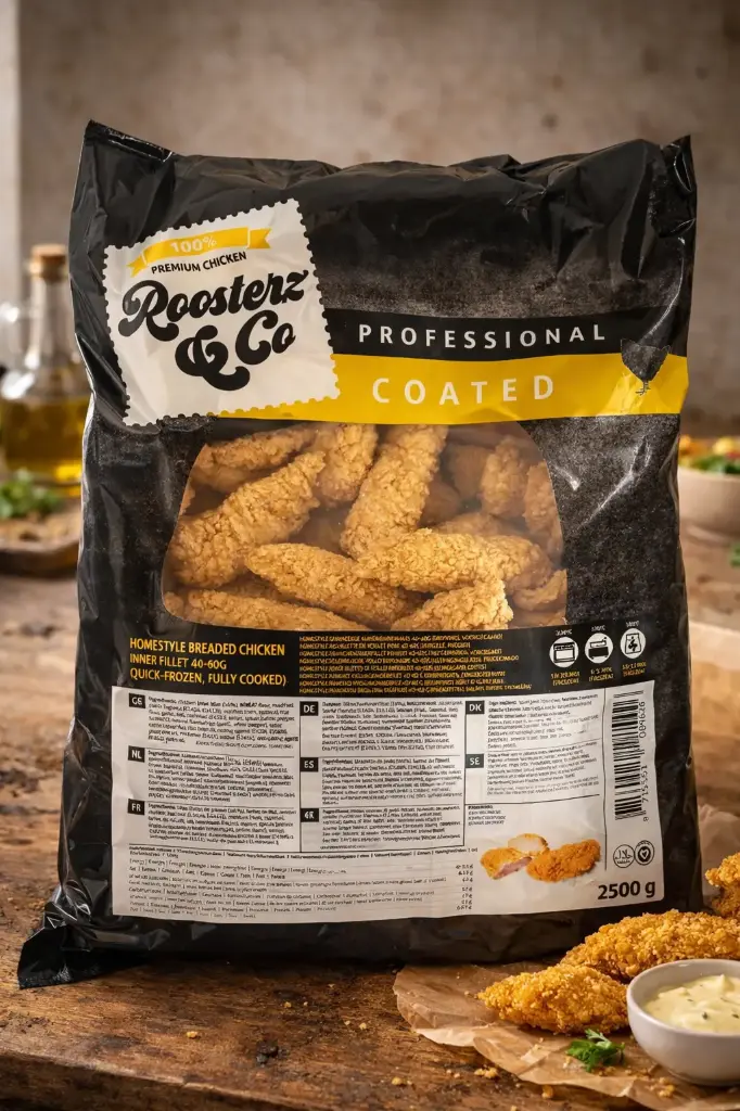 GOUJONS HOMESTYLE 40g/2,5x4 Kg
