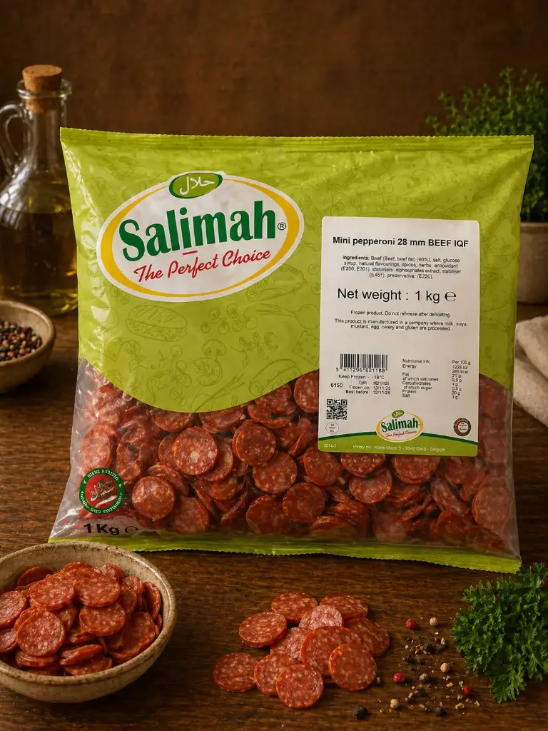 MINI PEPERONI 28mm 10x1KG - Salimah