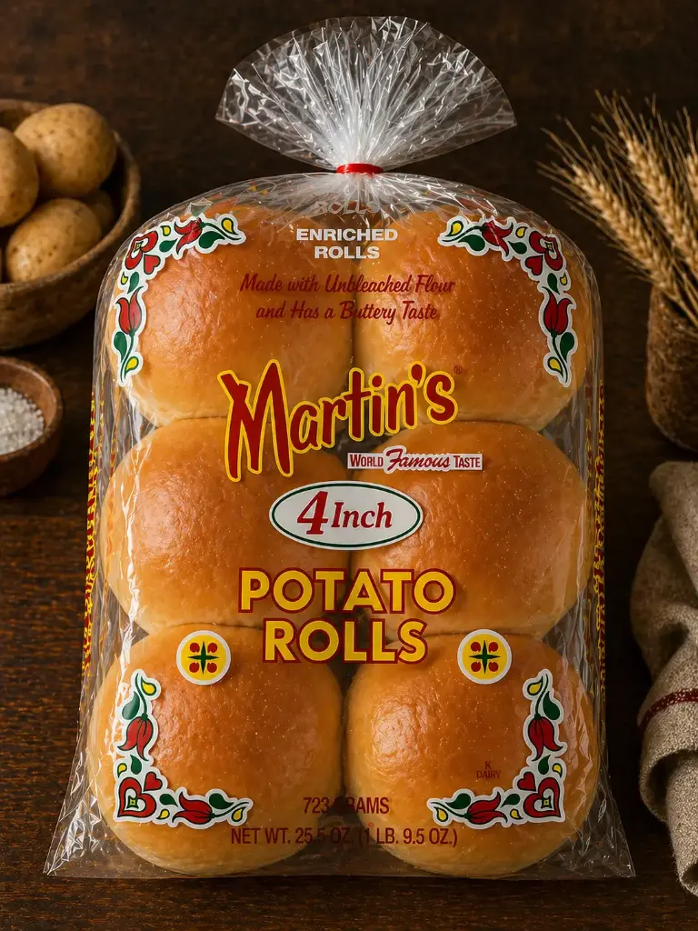 MARTIN'S 4" POTATO BUN 5x12