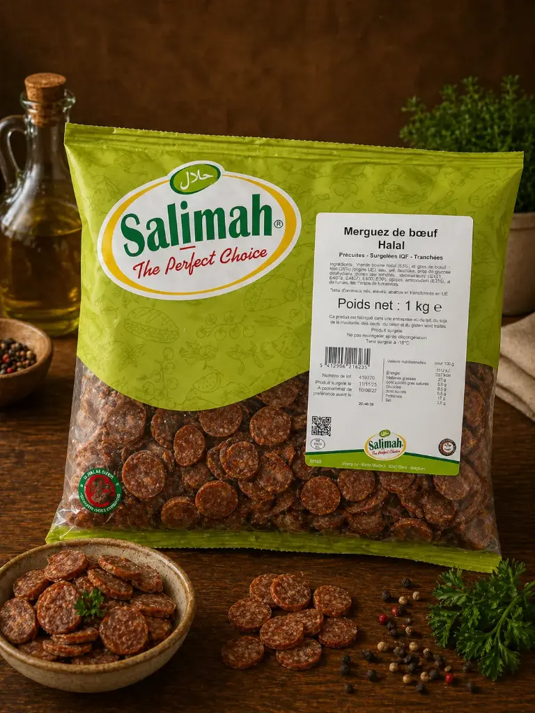 MERGUEZ SLICED 10x1KG - Salimah