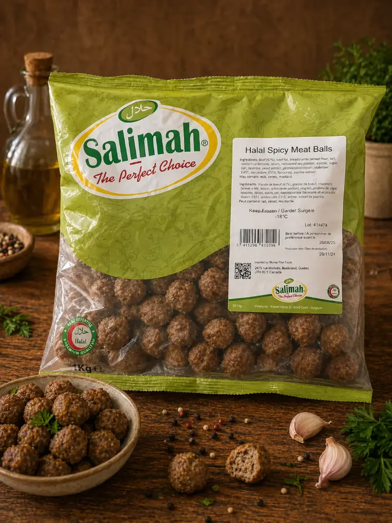 SPICY MEATBALLS 10x1KG - Salimah